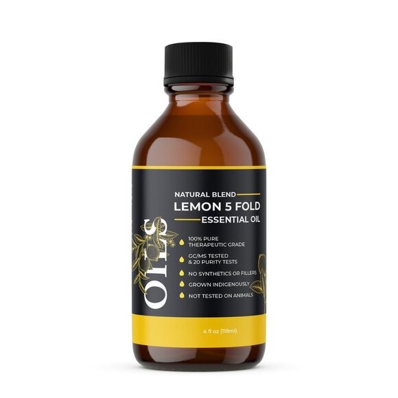 Lemon 5 Fold (Natural Blend) Essential Oil 4 oz - Picture 6 of 12